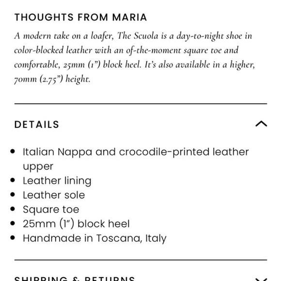 M. Gemi Large Buckle Black Leather Preppy Loafers Scuola EU 38 Block Heels EUC - Picture 12 of 13